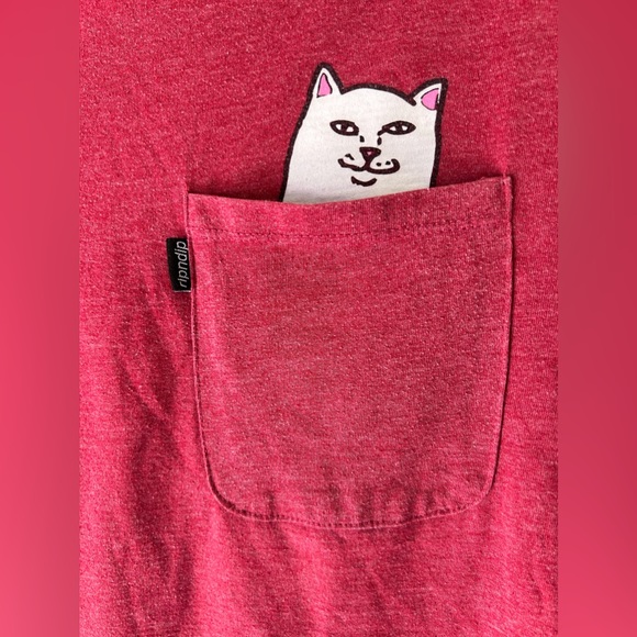 RIPNDIP Cat Pocket Tee Size S - Picture 2 of 5